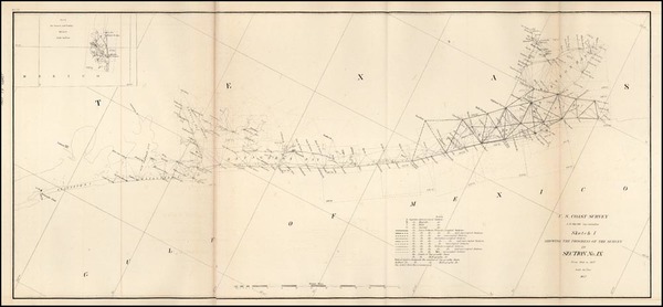 24-Texas Map By United States Coast Survey