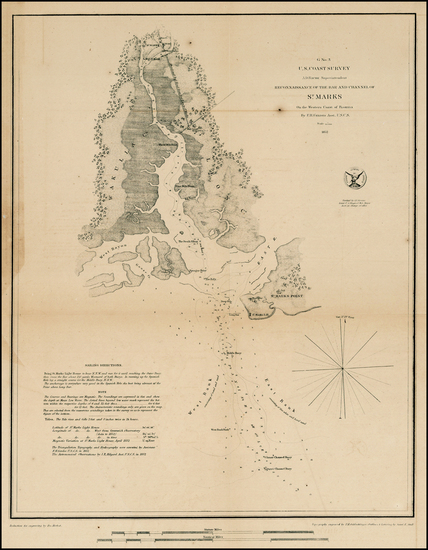 68-Florida Map By United States Coast Survey