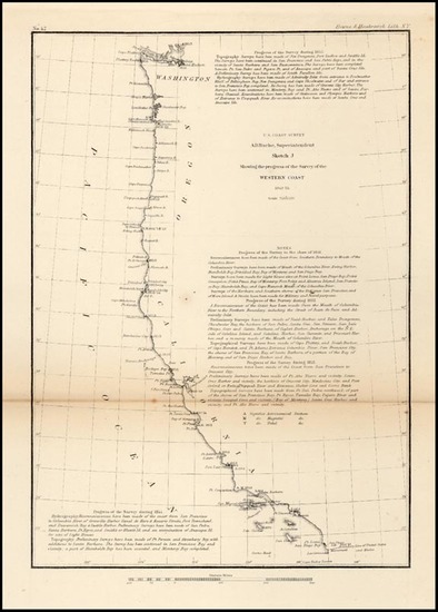 68-California Map By United States Coast Survey