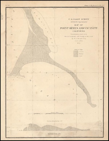 85-California Map By United States Coast Survey