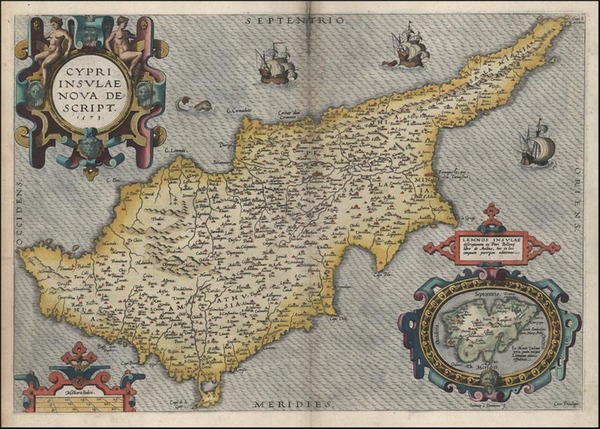 99-Europe, Mediterranean and Balearic Islands Map By Abraham Ortelius