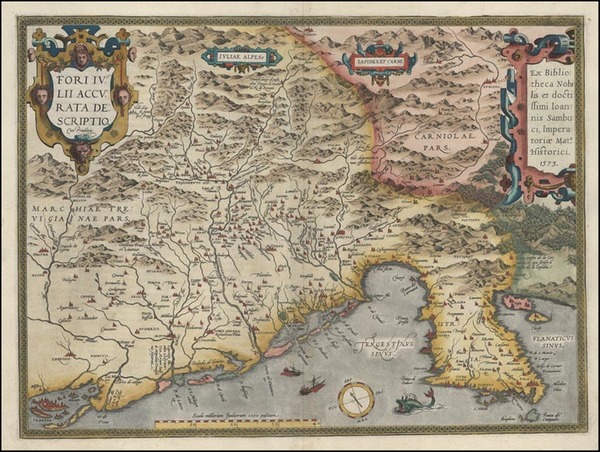 49-Europe, Balkans and Italy Map By Abraham Ortelius