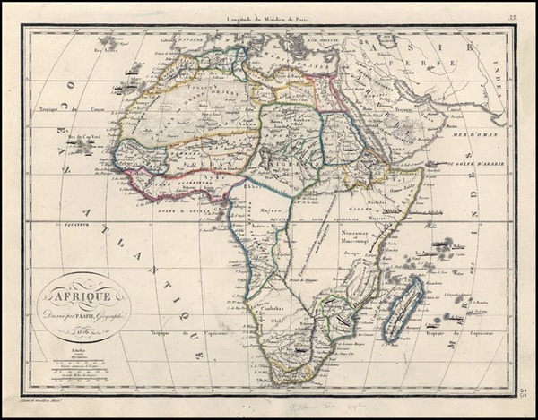 82-Africa and Africa Map By Alexandre Emile Lapie