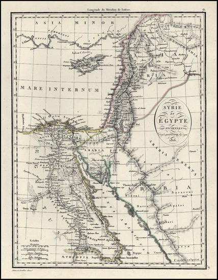 88-Europe, Asia, Holy Land, Turkey & Asia Minor and Balearic Islands Map By Alexandre Emile La