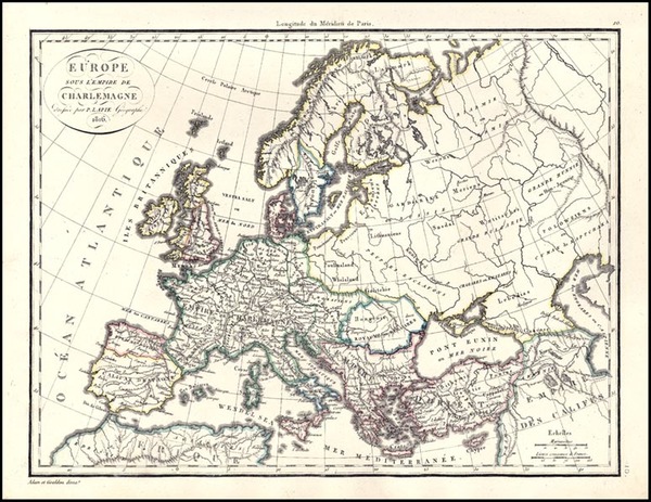 66-Europe and Europe Map By Alexandre Emile Lapie