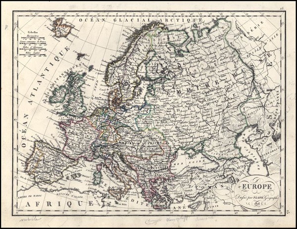 14-Europe and Europe Map By Alexandre Emile Lapie