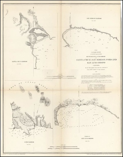 83-California Map By United States Coast Survey