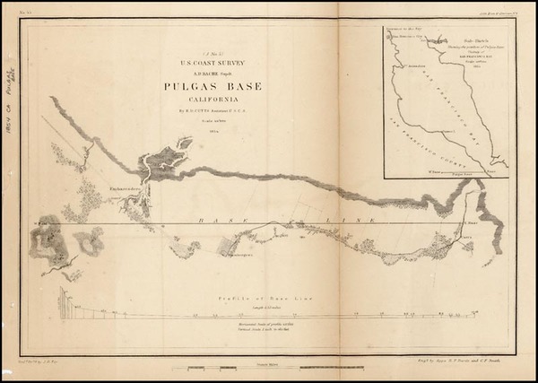 85-California Map By United States Coast Survey