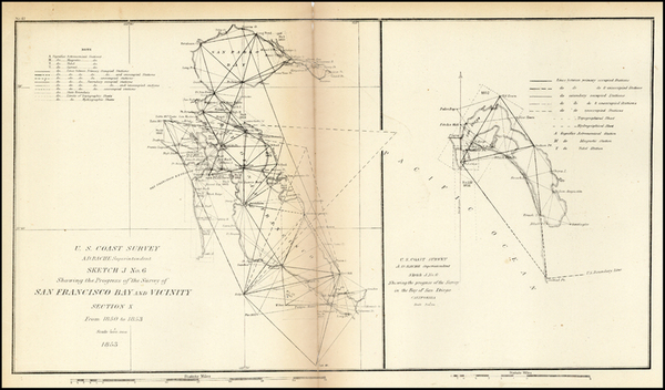 76-California Map By United States Coast Survey