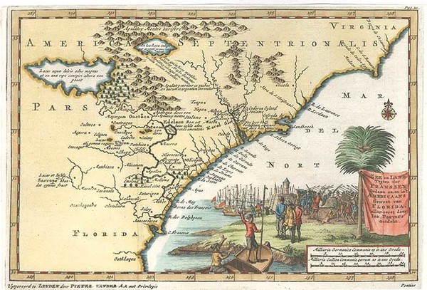 80-Southeast Map By Pieter van der Aa