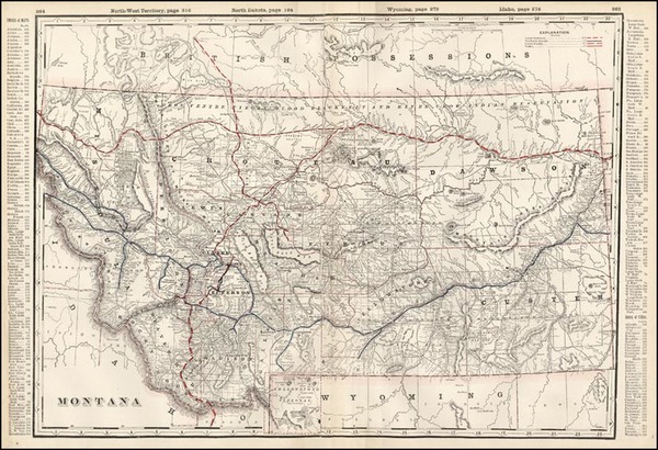 30-Plains and Rocky Mountains Map By George F. Cram