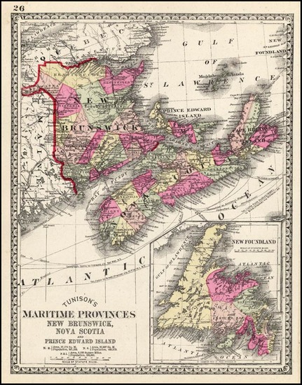 22-Canada Map By H.C. Tunison