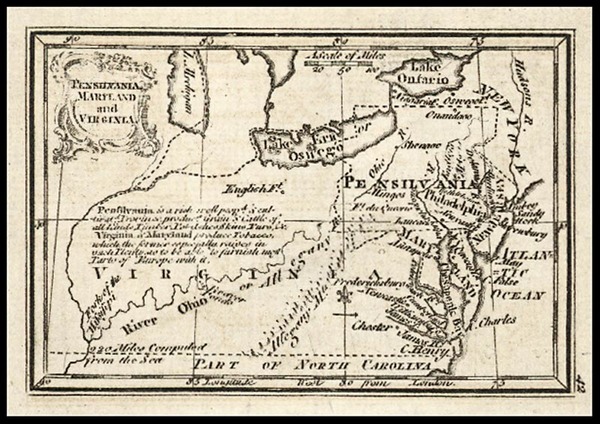 62-Mid-Atlantic, Southeast and Midwest Map By John Gibson