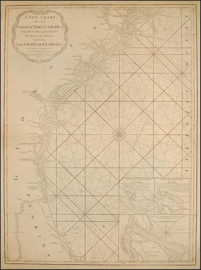 52-Southeast Map By Richard Holmes Laurie  &  James Whittle