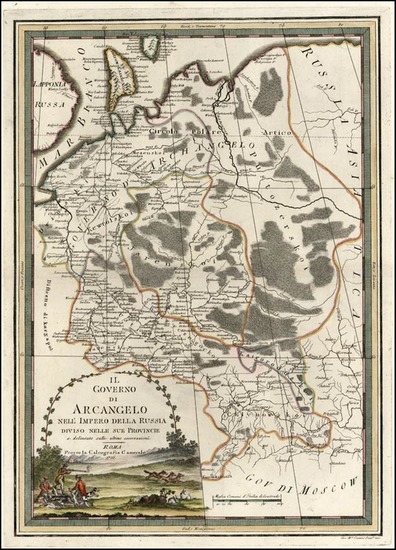 39-Europe and Russia Map By Giovanni Maria Cassini