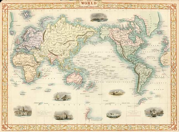 98-World and World Map By John Tallis