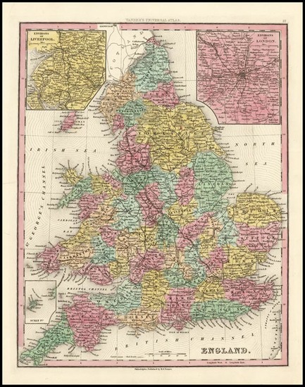 100-Europe and British Isles Map By Henry Schenk Tanner