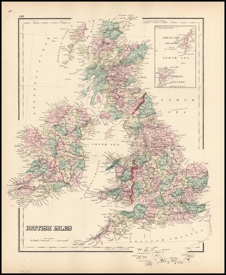 27-Europe and British Isles Map By O.W. Gray