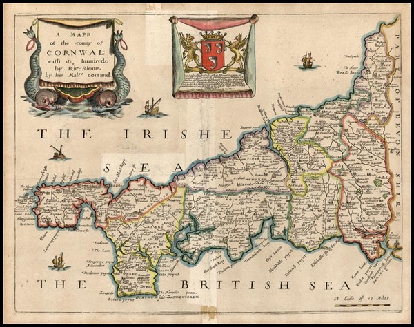 25-Europe and British Isles Map By Richard Blome