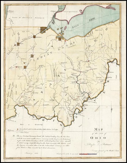 18-South America and America Map By Rufus Putnam