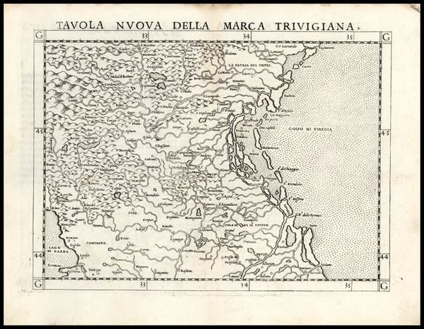 22-Europe and Italy Map By Girolamo Ruscelli