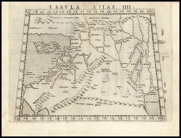 83-Europe, Mediterranean, Asia, Middle East, Holy Land and Balearic Islands Map By Girolamo Ruscel