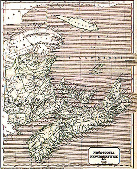 28-Canada Map By Sidney Morse  &  Samuel Breese