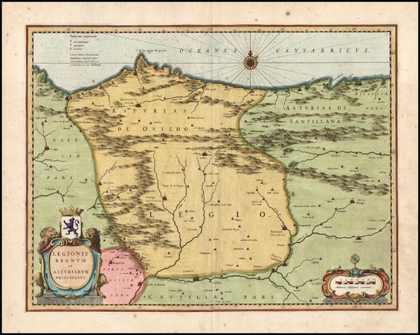 86-Europe and Spain Map By Willem Janszoon Blaeu