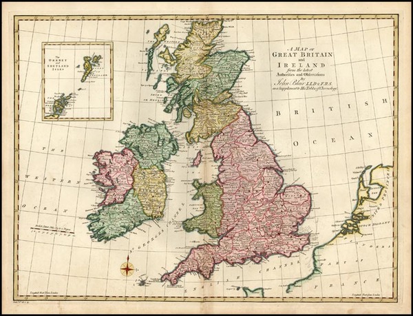 50-Europe and British Isles Map By John Blair