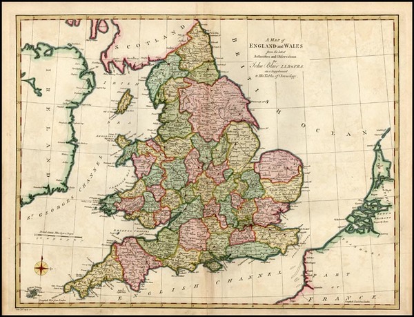 90-Europe and British Isles Map By John Blair