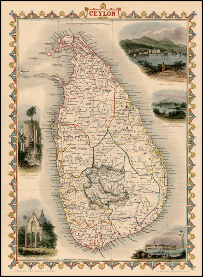 44-Asia, India and Other Islands Map By John Tallis