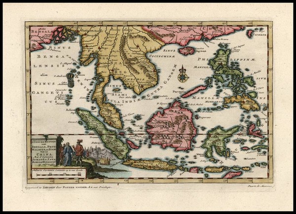 72-Asia and Southeast Asia Map By Pieter van der Aa