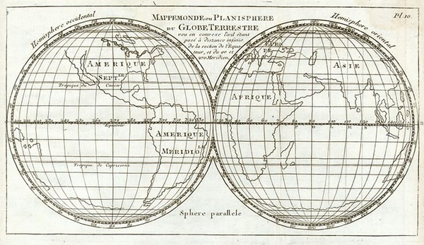 80-World and World Map By Sanson fils