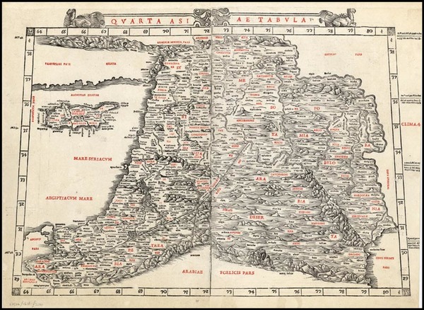 3-Europe, Asia, Middle East, Holy Land, Turkey & Asia Minor and Balearic Islands Map By Berna