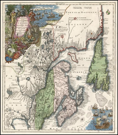 51-New England and Canada Map By Tobias Conrad Lotter