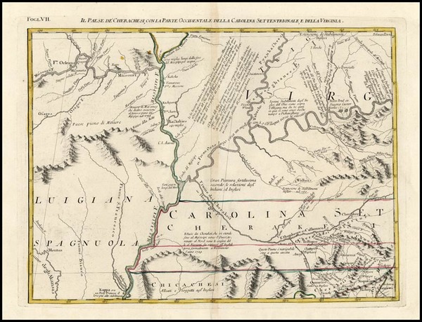 17-South, Southeast and Midwest Map By Antonio Zatta