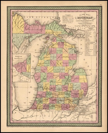 77-Midwest Map By Thomas, Cowperthwait & Co.