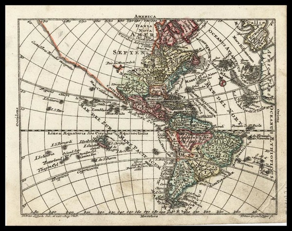 97-South America and America Map By Tobias Conrad Lotter