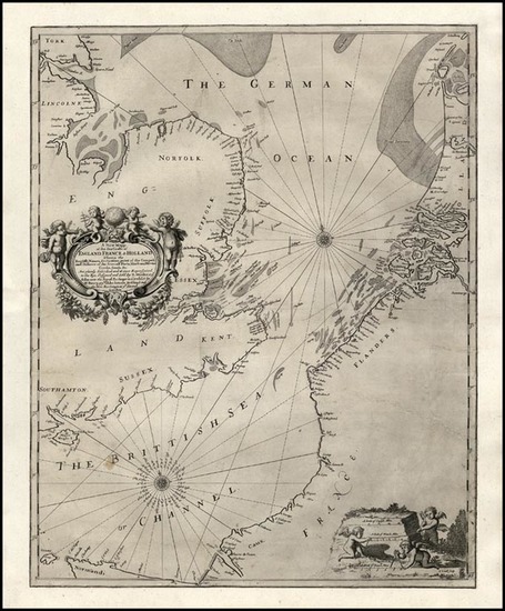 95-Europe, British Isles, Netherlands and France Map By Robert Morden  &  William Berry