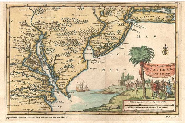 15-Mid-Atlantic Map By Pieter van der Aa