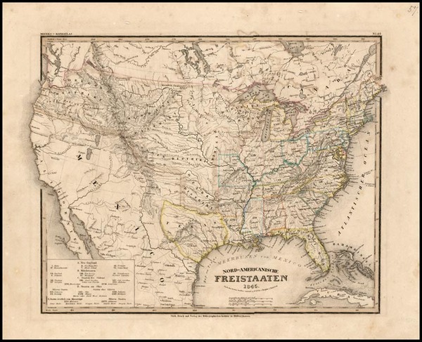 100-United States Map By Joseph Meyer