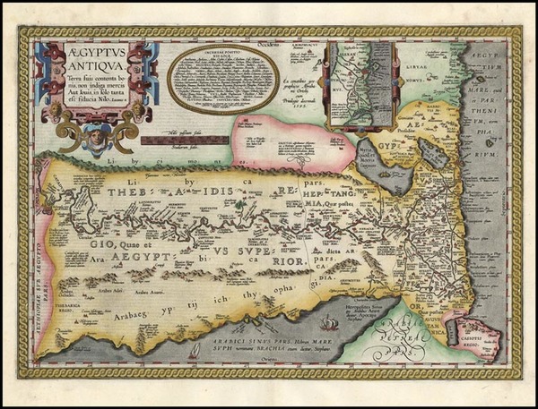 38-Africa and North Africa Map By Abraham Ortelius