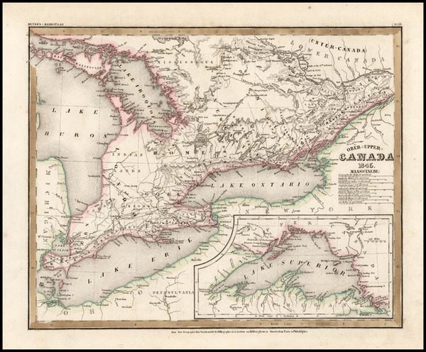 17-Midwest and Canada Map By Joseph Meyer