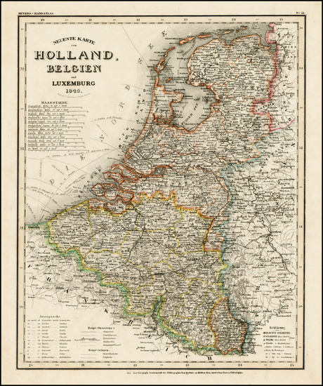 1-Europe and Netherlands Map By Joseph Meyer