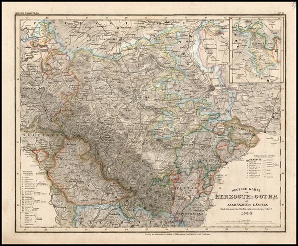 14-Europe and Germany Map By Joseph Meyer