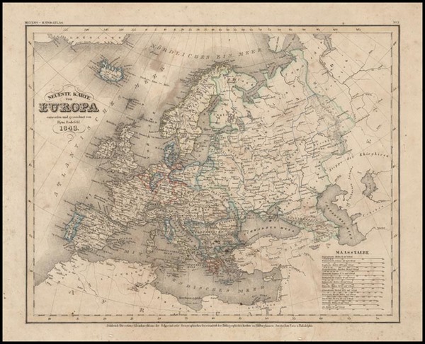 95-Europe and Europe Map By Joseph Meyer