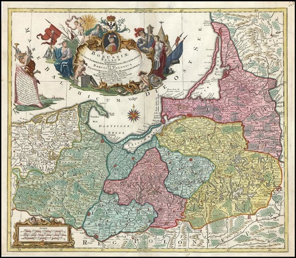 56-Europe, Poland, Baltic Countries and Germany Map By Tobias Conrad Lotter