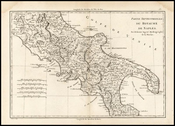 89-Europe and Italy Map By Rigobert Bonne