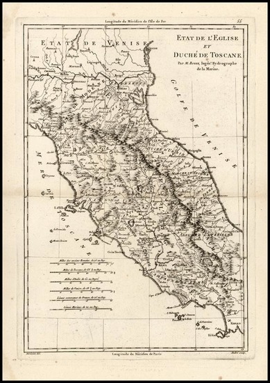 69-Europe and Italy Map By Rigobert Bonne