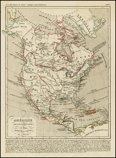 46-North America Map By A. Houze